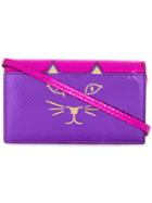 Charlotte Olympia Feline Purse - Pink & Purple