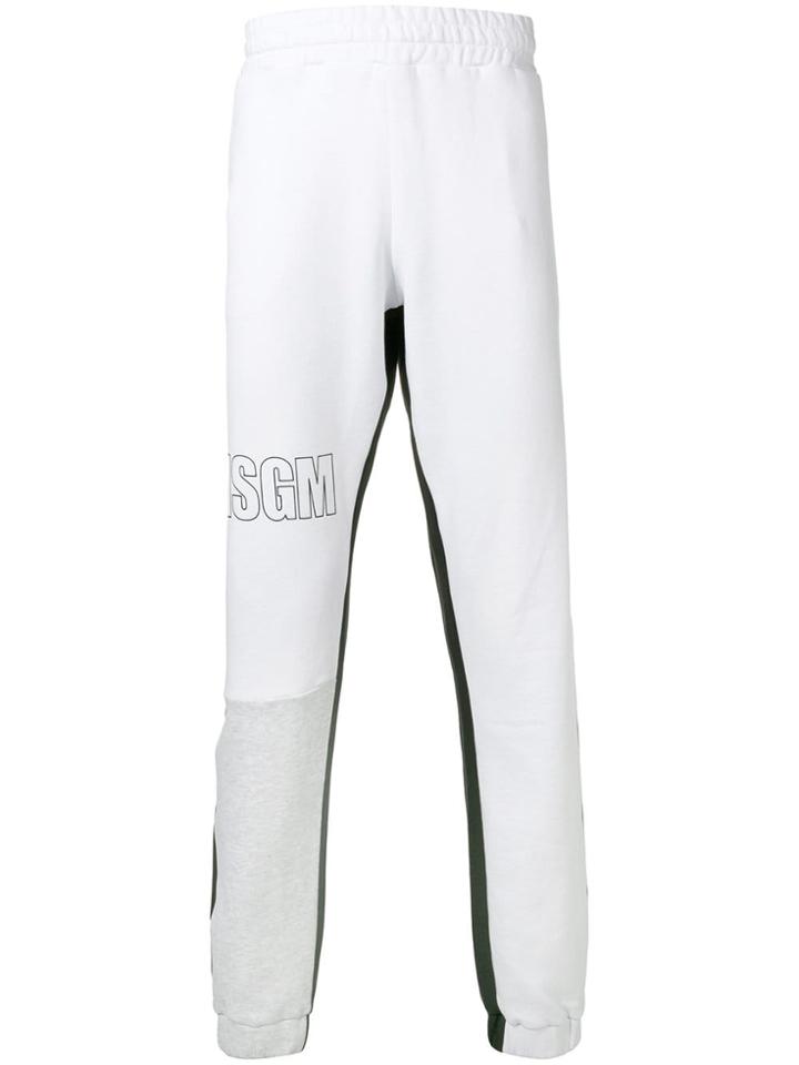 Msgm Track Trousers - White