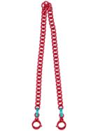 Silvia Tcherassi Chain Shoulder Strap - Red
