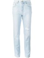 Closed 'worn Down' Straight Jeans, Women's, Size: 27, Blue, Cotton/spandex/elastane