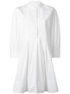 Chloé Poplin Shirt Dress, Women's, Size: 40, White, Cotton