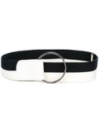 Loro Piana Contrast Belt, Women's, Size: 90, Blue, Polyamide/viscose