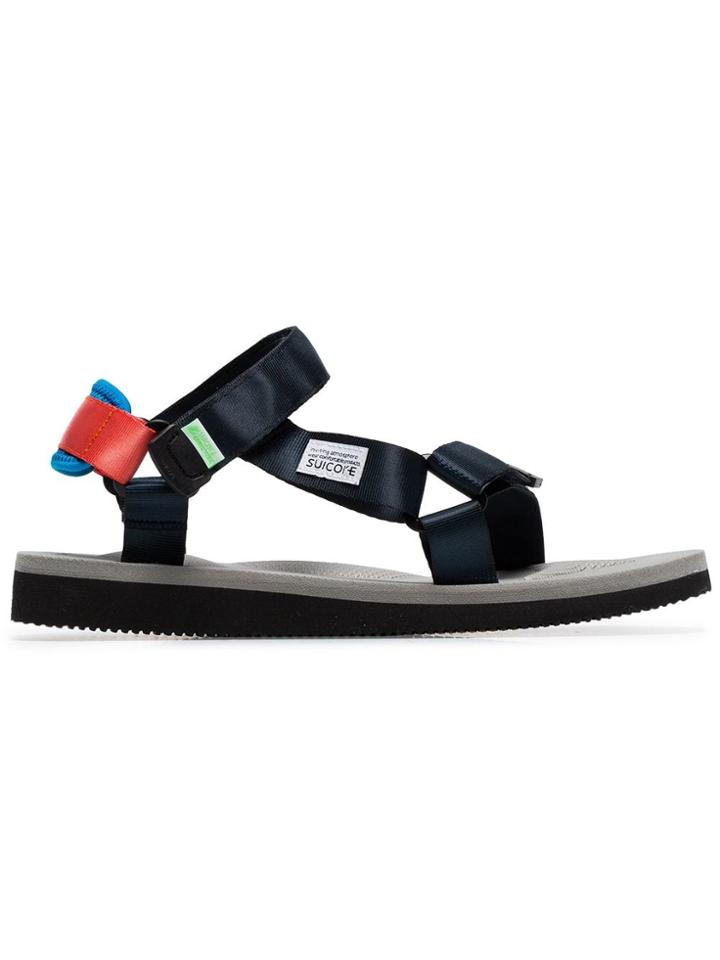 Suicoke Navy And Grey Depa-v Sandals