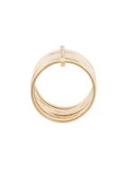 Lizzie Mandler Fine Jewelry 18kt Gold '7 Day' Ring With Diamonds -