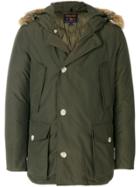 Woolrich Fur-trimmed Hooded Coat - Green