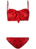 Ganni Rosedale Bikini - Red