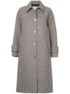 Le Ciel Bleu Checked Coat - Multicolour