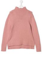 Bonpoint Teen High Neck Sweater - Pink