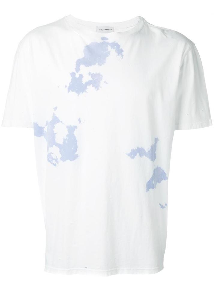 Faith Connexion Tie-dye Print T-shirt, Men's, Size: Xl, White, Cotton