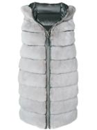 Cara Mila Camille Reversible Gilet - Grey