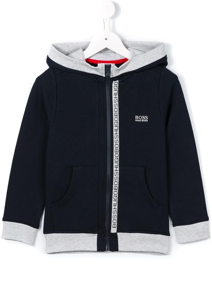 Boss Kids Logo Zip Hoody