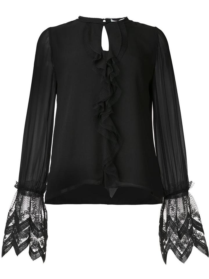 Alexis 'luma' Shirt, Size: Xs, Black, Silk