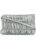 Michael Michael Kors Ruched Clutch Bag - Metallic