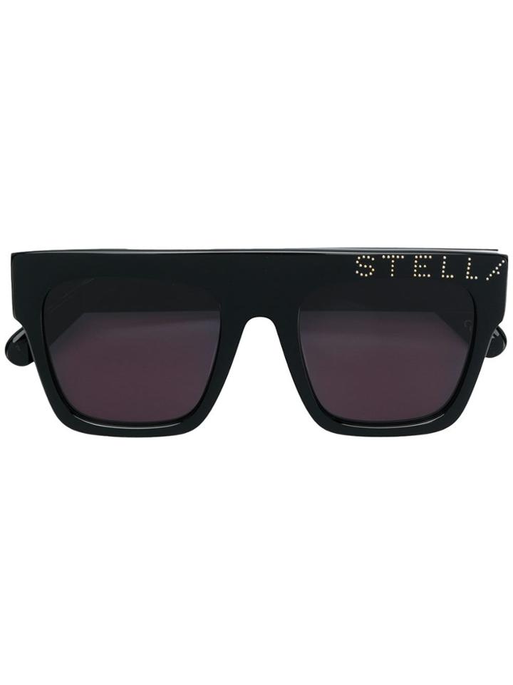 Stella Mccartney Eyewear Squared Sunglasses - Black
