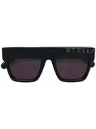 Stella Mccartney Eyewear Squared Sunglasses - Black