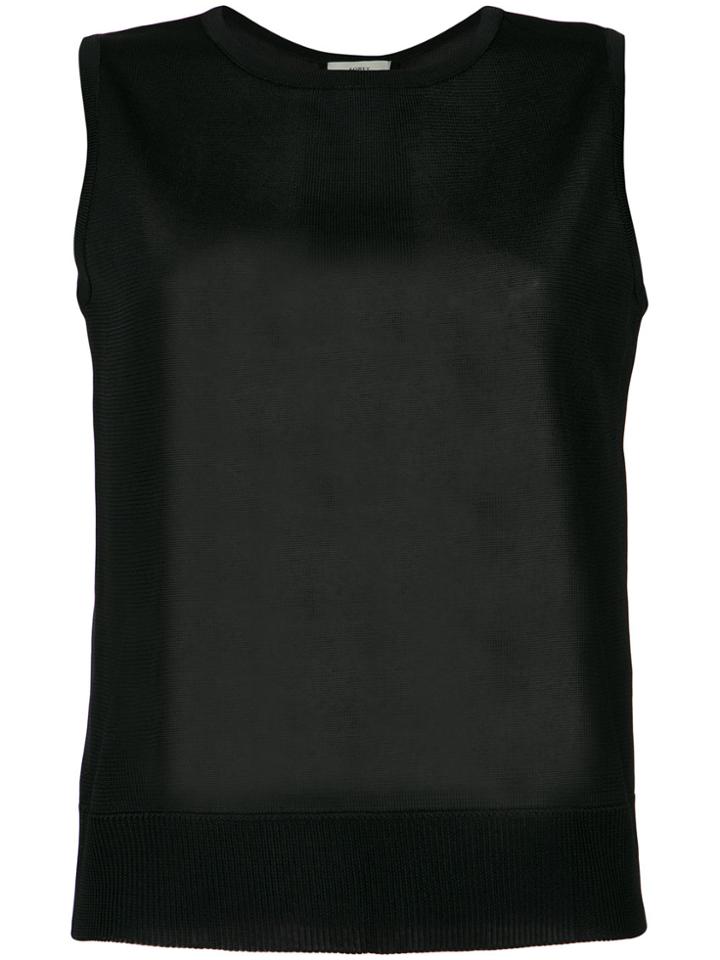 Egrey Gone Knit Blouse - Black