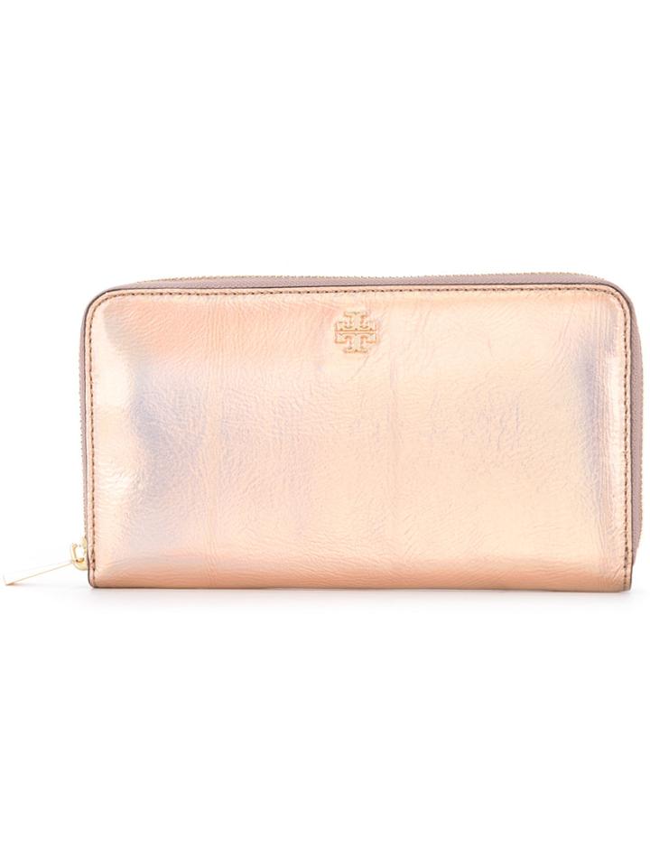 Tory Burch Iridescent Zipped Purse - Metallic