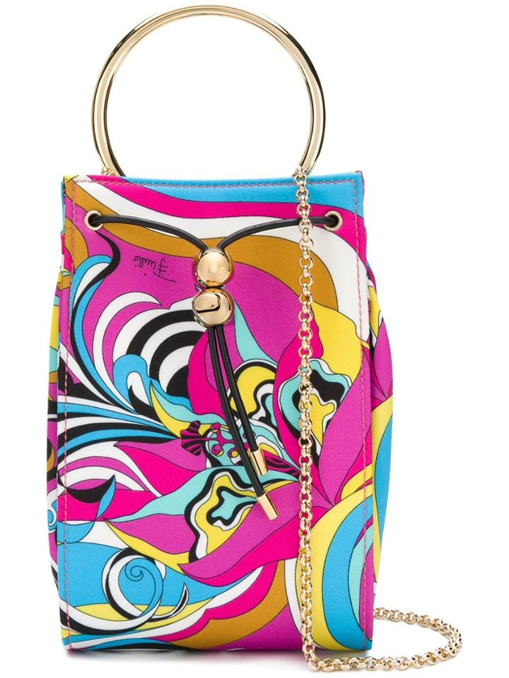 Emilio Pucci Multicoloured Merida Print Elsie Bag - Pink