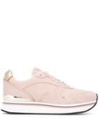 Emporio Armani Lace-up Sneakers - Pink