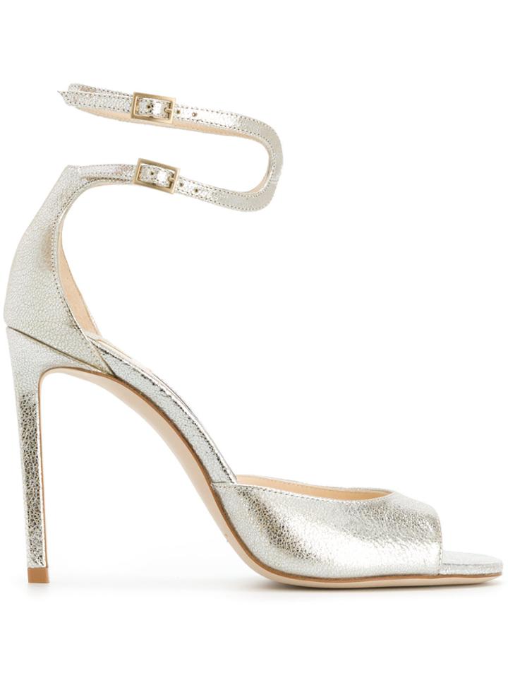Jimmy Choo Lane 100 Sandals - Nude & Neutrals