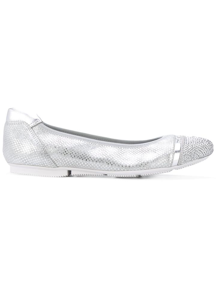 Hogan Wrap H144 Ballerinas - Grey