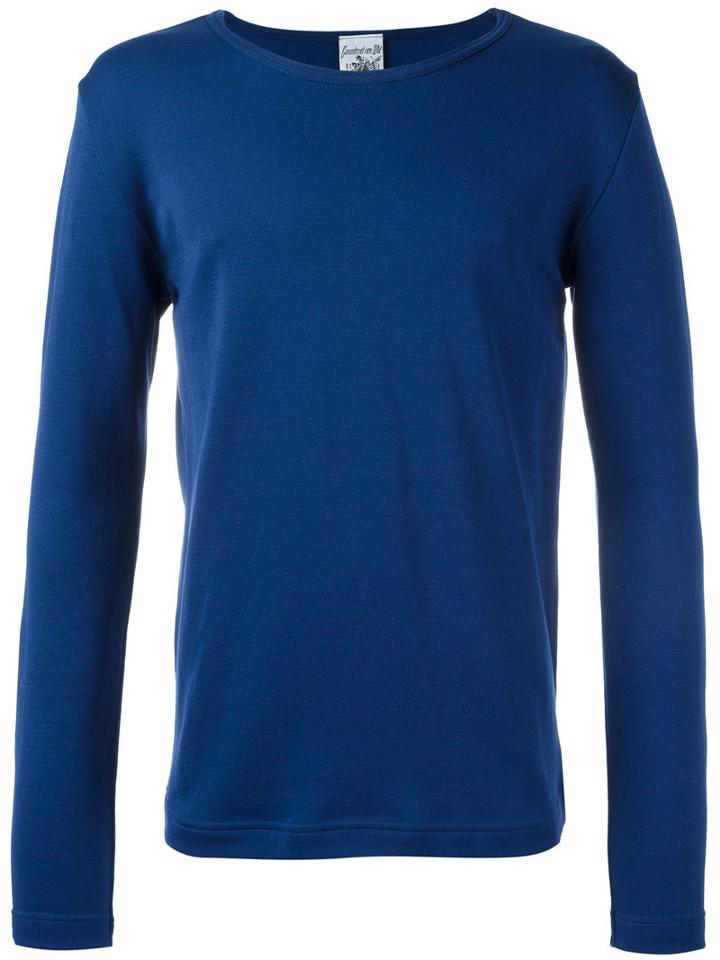 S.n.s. Herning Rite Long Sleeved T-shirt, Blue, Cotton