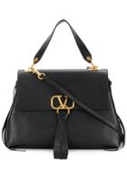 Valentino Small Vring Handbag - Black