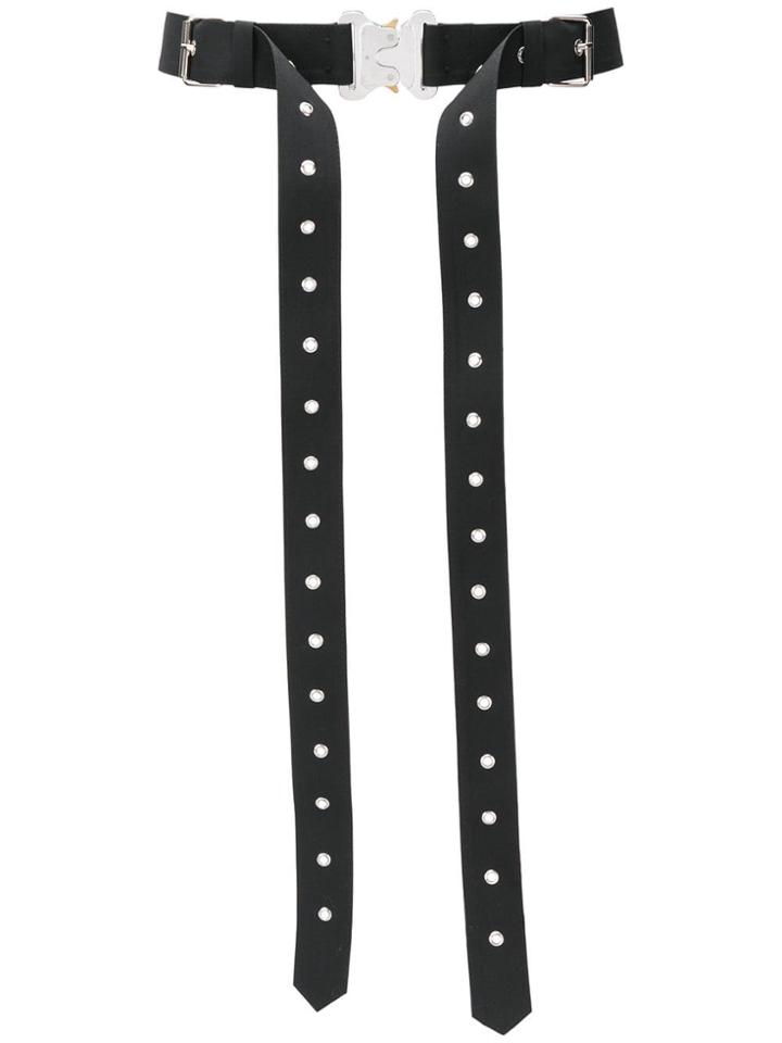 1017 Alyx 9sm Buckled Layered Belt - Black