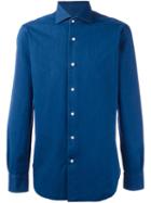Barba Denim Shirt, Men's, Size: 39, Blue, Cotton