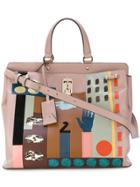 Valentino Valentino Garavani Joylock Counting 5 Tote - Multicolour