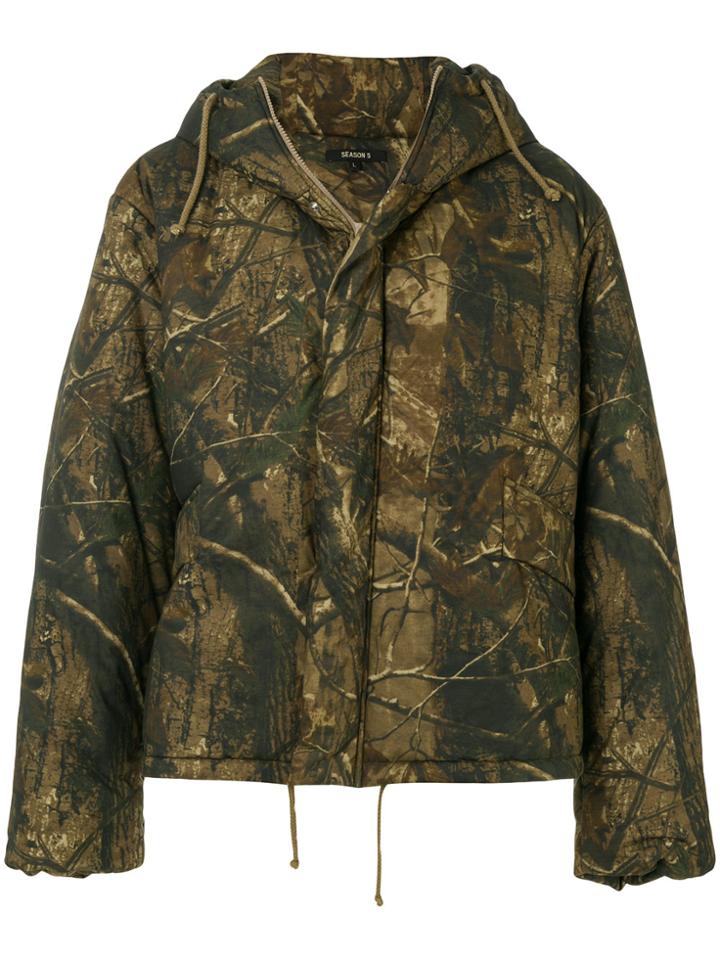 Yeezy Oversized Padded Jacket - Green