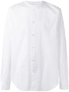 Ermanno Scervino Collarless Dinner Shirt, Men's, Size: 52, White, Cotton