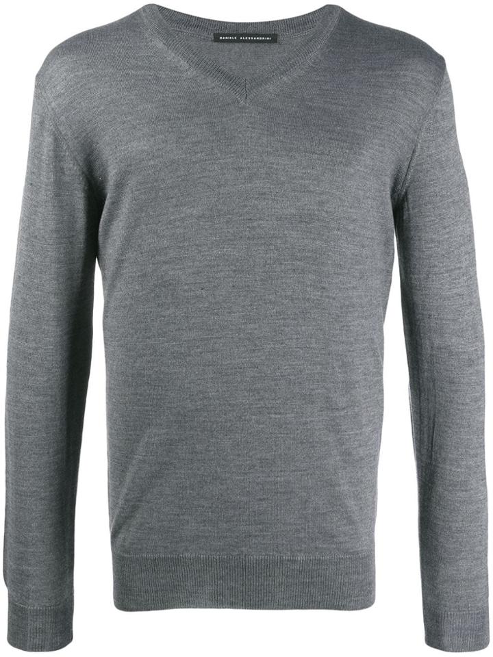 Daniele Alessandrini Fine Knit Jumper - Grey