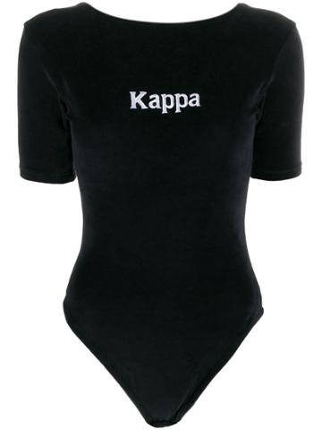 Kappa Kappa Embroidered Bodysuit - Black