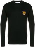 Moschino Fine Knit Teddy Sweater - Black