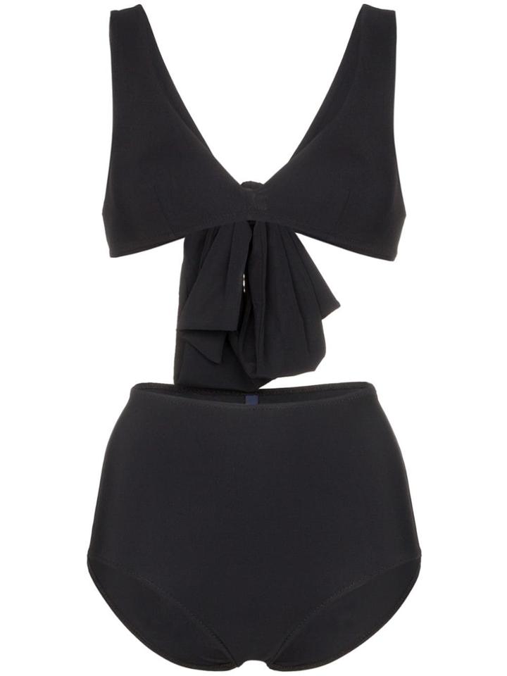 Araks Rosemund Mallory Big Bow Triangle Bikini - Black