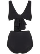 Araks Rosemund Mallory Big Bow Triangle Bikini - Black