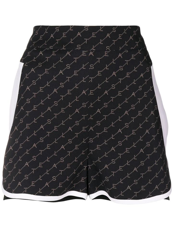 Stella Mccartney Logo Slim Shorts - Blue
