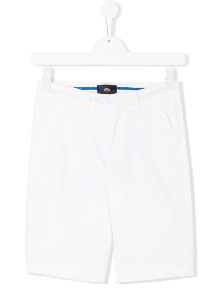 Bugatti Kids Teen Denim Bermuda Shorts - White