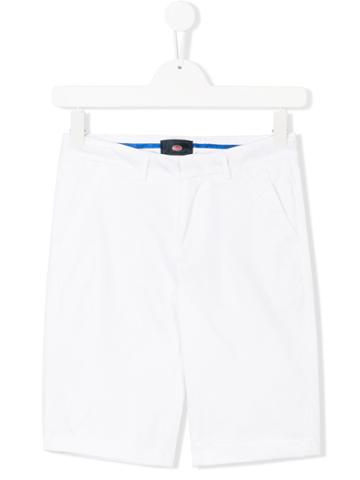 Bugatti Kids Teen Denim Bermuda Shorts - White