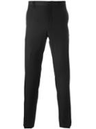 Dolce & Gabbana Tailored Trousers, Men's, Size: 54, Black, Silk/polyester/viscose/virgin Wool