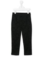 Dolce & Gabbana Kids Jacquard Trousers, Boy's, Size: 8 Yrs, Black