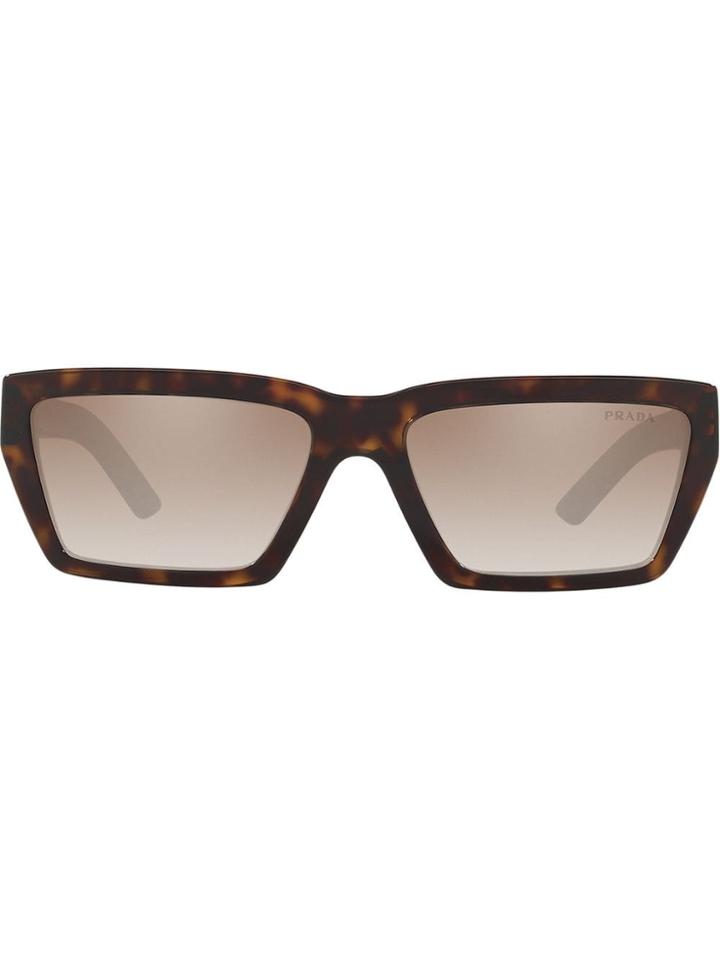 Prada Eyewear Disguise Rectangle Sunglasses - Black