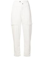 Isabel Marant Étoile Tapered Panel Cropped Jeans - Neutrals