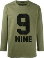 Marc Jacobs Nine Print T-shirt, Men's, Size: Large, Green, Cotton