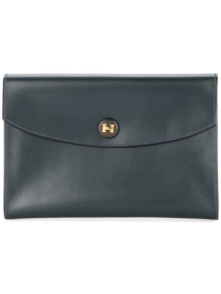Hermès Vintage Pochette Rio Clutch - Black
