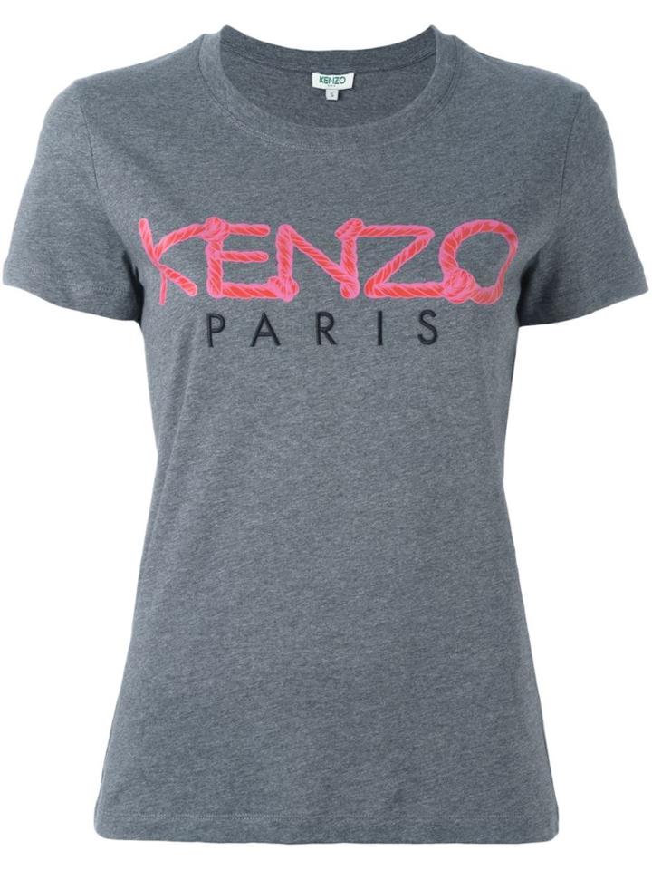 Kenzo Kenzo Paris T-shirt, Women's, Size: Medium, Grey, Cotton