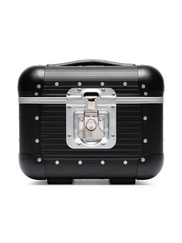 Fpm - Fabbrica Pelletterie Milano Aluminium And Leather Vanity Case -