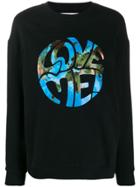 Alberta Ferretti Love Me Sweatshirt - Black