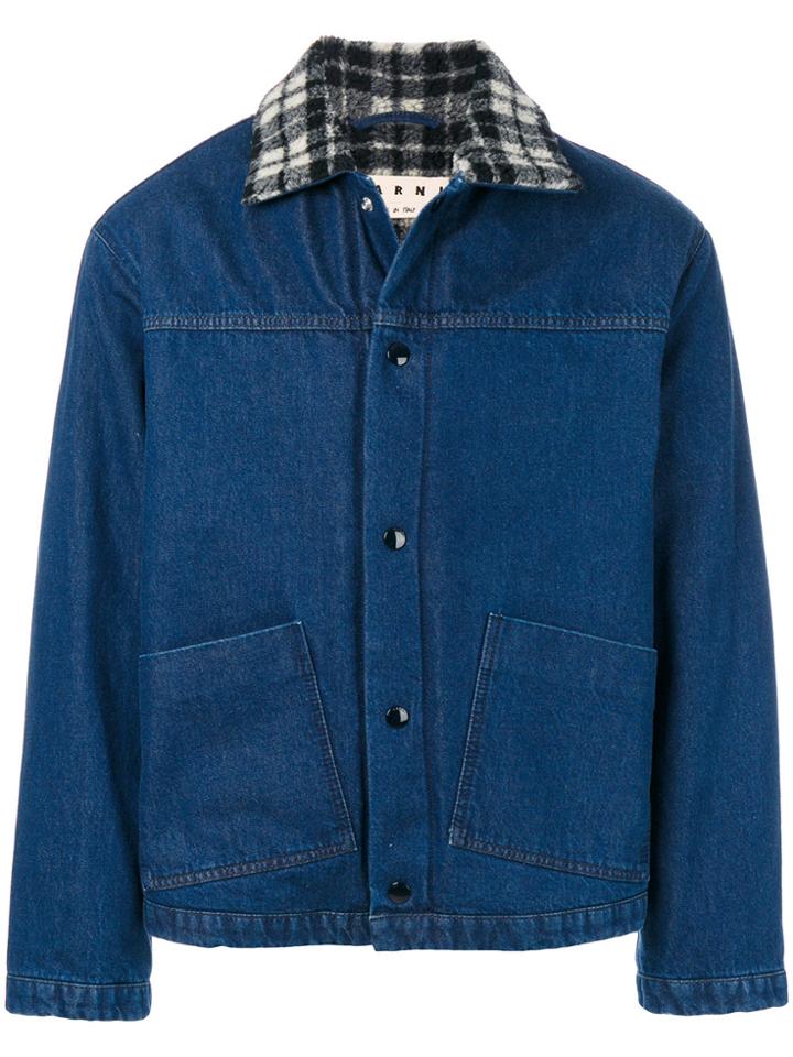 Marni Boxy Denim Jacket - Blue